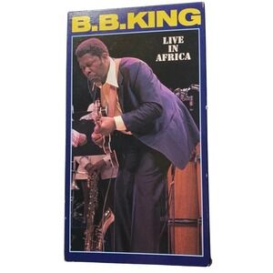 B.B. King "Live In Africa" 1989 VHS Tape HBO Video
